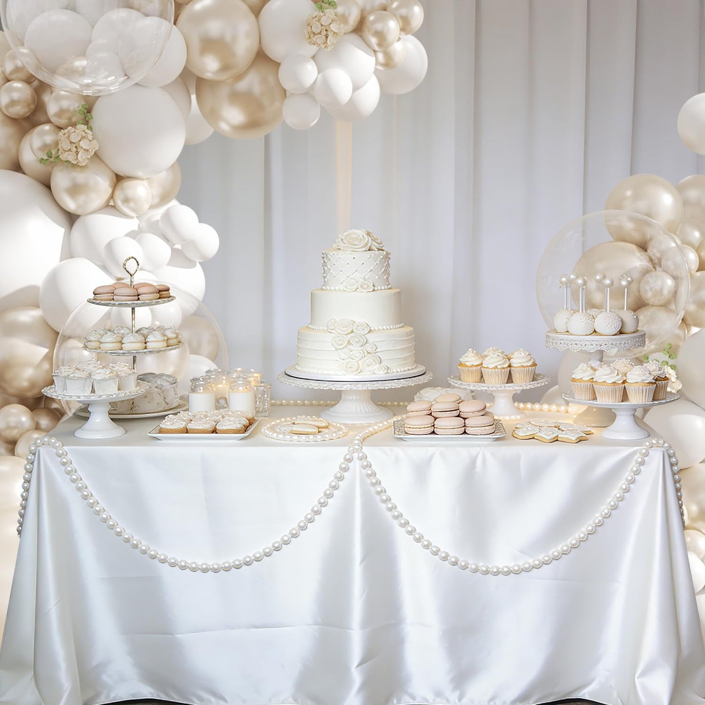 Yellow Balloon Arch Kit for Baby Shower Bridal Shower Decorations | 108Pcs Double Stuffed Pearl Yellow Pastel Yellow White Clear Balloons, Wedding Engagement Birthday Party Decorations