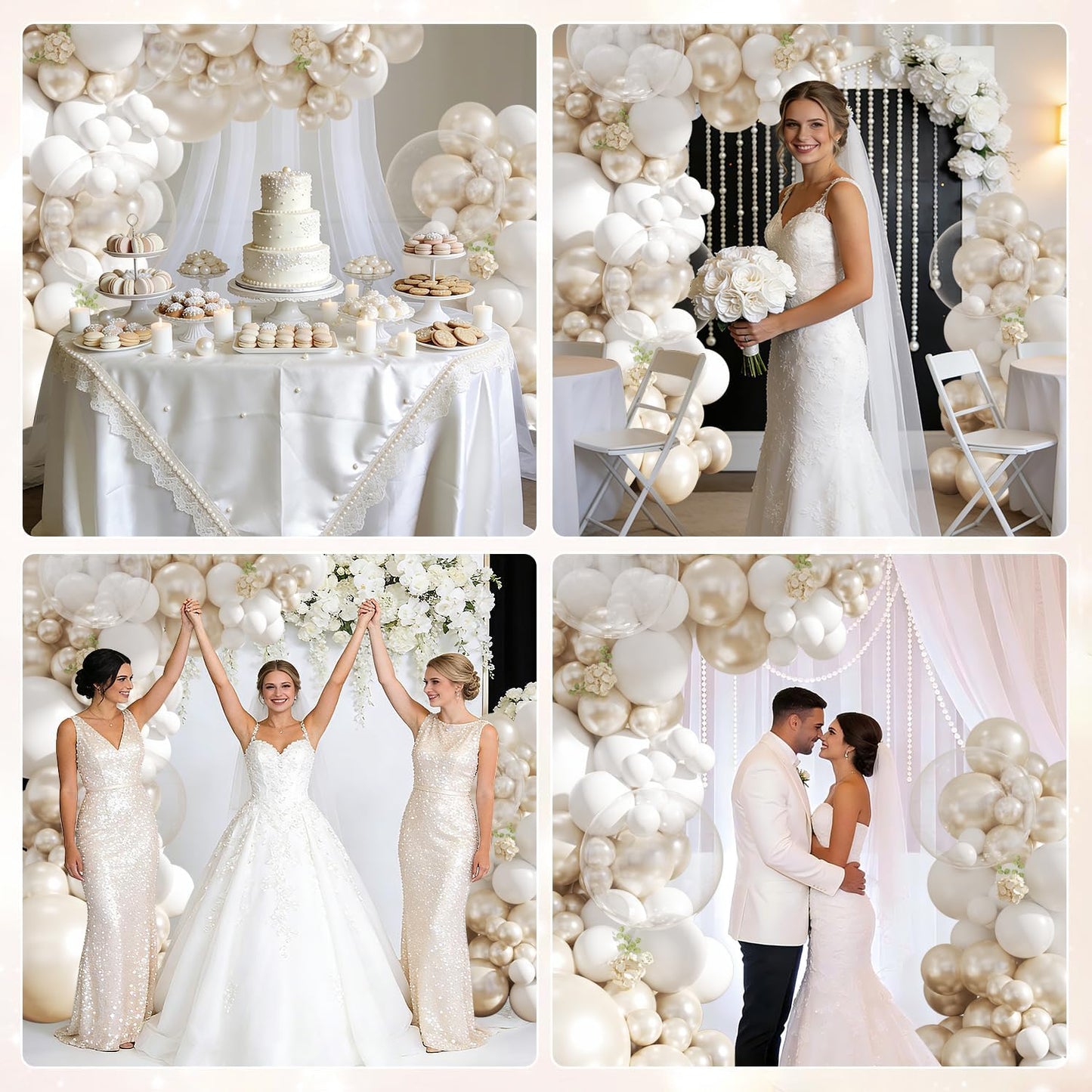 Yellow Balloon Arch Kit for Baby Shower Bridal Shower Decorations | 108Pcs Double Stuffed Pearl Yellow Pastel Yellow White Clear Balloons, Wedding Engagement Birthday Party Decorations
