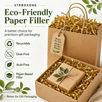 Light Yellow Crinkle Paper Filler 1 LB, Recyclable Crinkle Cut Paper Shred for Easter Baskets, Spring Gift Boxes, Baby Shower Favors, Party Supplies, DIY Crafts and Gift Packaging