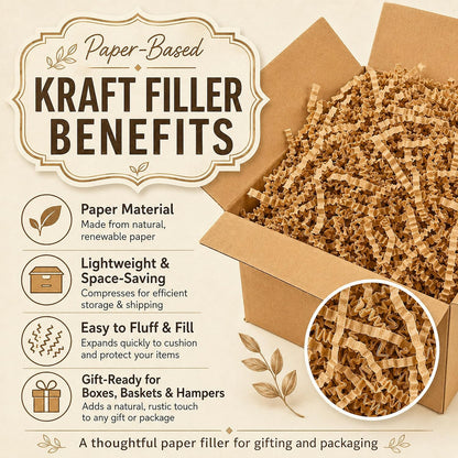 Light Yellow Crinkle Paper Filler 1 LB, Recyclable Crinkle Cut Paper Shred for Easter Baskets, Spring Gift Boxes, Baby Shower Favors, Party Supplies, DIY Crafts and Gift Packaging