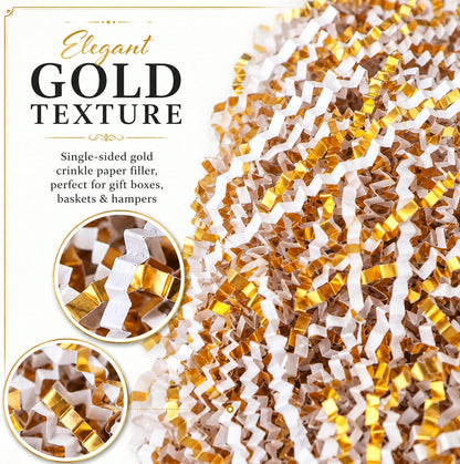 Light Yellow Crinkle Paper Filler 1 LB, Recyclable Crinkle Cut Paper Shred for Easter Baskets, Spring Gift Boxes, Baby Shower Favors, Party Supplies, DIY Crafts and Gift Packaging