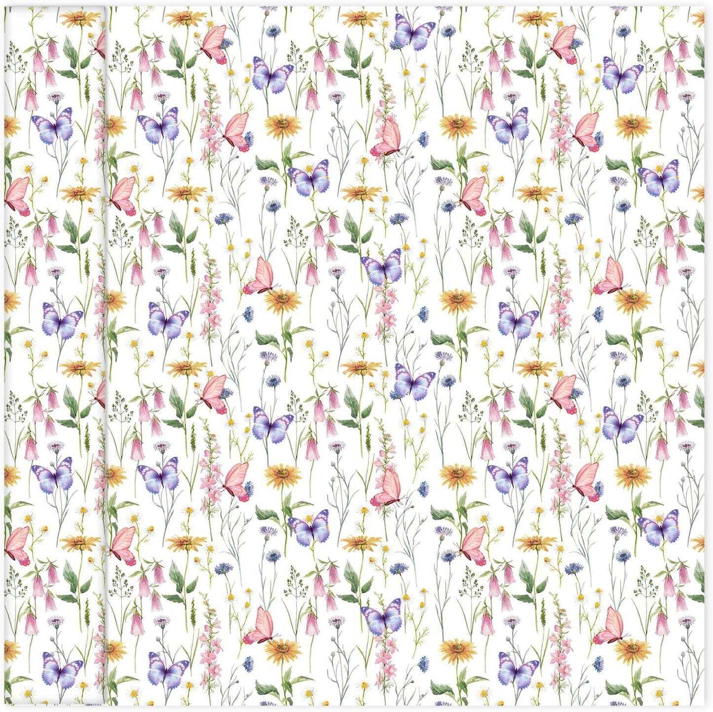 Lemon Peel and Stick Wallpaper Wall Art Decor Modern Flower Fruit Removable Wallpaper for Bedroom Adhesive Shelf Drawer Liner, 17.7 x 118 inch