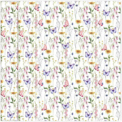 Lemon Peel and Stick Wallpaper Wall Art Decor Modern Flower Fruit Removable Wallpaper for Bedroom Adhesive Shelf Drawer Liner, 17.7 x 118 inch