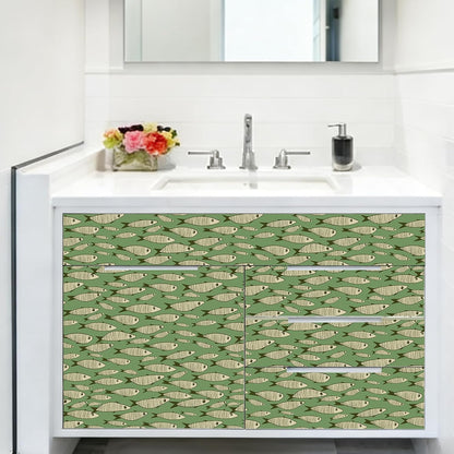 Lemon Peel and Stick Wallpaper Wall Art Decor Modern Flower Fruit Removable Wallpaper for Bedroom Adhesive Shelf Drawer Liner, 17.7 x 118 inch