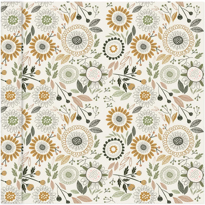 Lemon Peel and Stick Wallpaper Wall Art Decor Modern Flower Fruit Removable Wallpaper for Bedroom Adhesive Shelf Drawer Liner, 17.7 x 118 inch