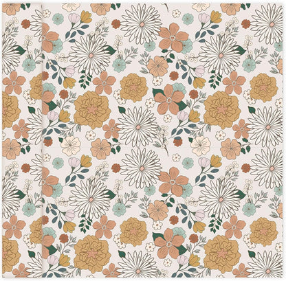 Lemon Peel and Stick Wallpaper Wall Art Decor Modern Flower Fruit Removable Wallpaper for Bedroom Adhesive Shelf Drawer Liner, 17.7 x 118 inch
