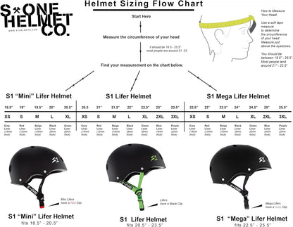 S1 Lifer Helmet for Skateboarding, BMX, and Roller Skating - Colors B