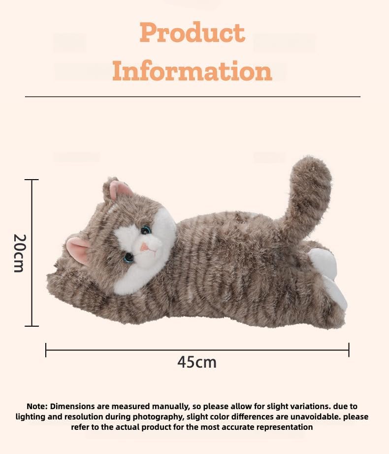 Cute Cat Car Tissue Box Cover with Plush Doll, Hanging Vehicle Interior Organizer, Adorable Auto Decoration & Practical Accessory (Yellow)