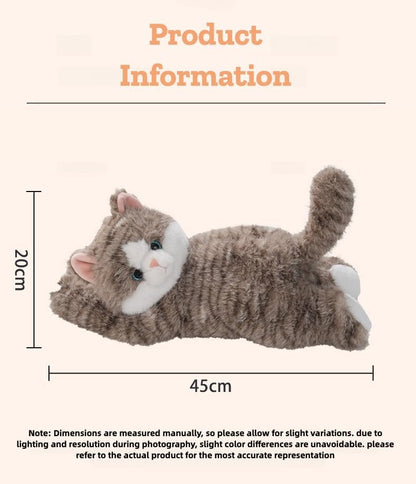 Cute Cat Car Tissue Box Cover with Plush Doll, Hanging Vehicle Interior Organizer, Adorable Auto Decoration & Practical Accessory (Yellow)