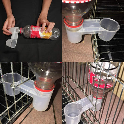 Automatic Bird Drinker Cups 12pcs Pigeon Water Bottle Feeder for Cage(Yellow) | No Mess, Keeps Water Clean, Flexible Installation,Cage Mounted, Easy to Refill, leak-proof,for Parakeets, cockatiels, budgies