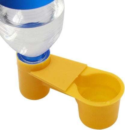 Automatic Bird Drinker Cups 12pcs Pigeon Water Bottle Feeder for Cage(Yellow) | No Mess, Keeps Water Clean, Flexible Installation,Cage Mounted, Easy to Refill, leak-proof,for Parakeets, cockatiels, budgies