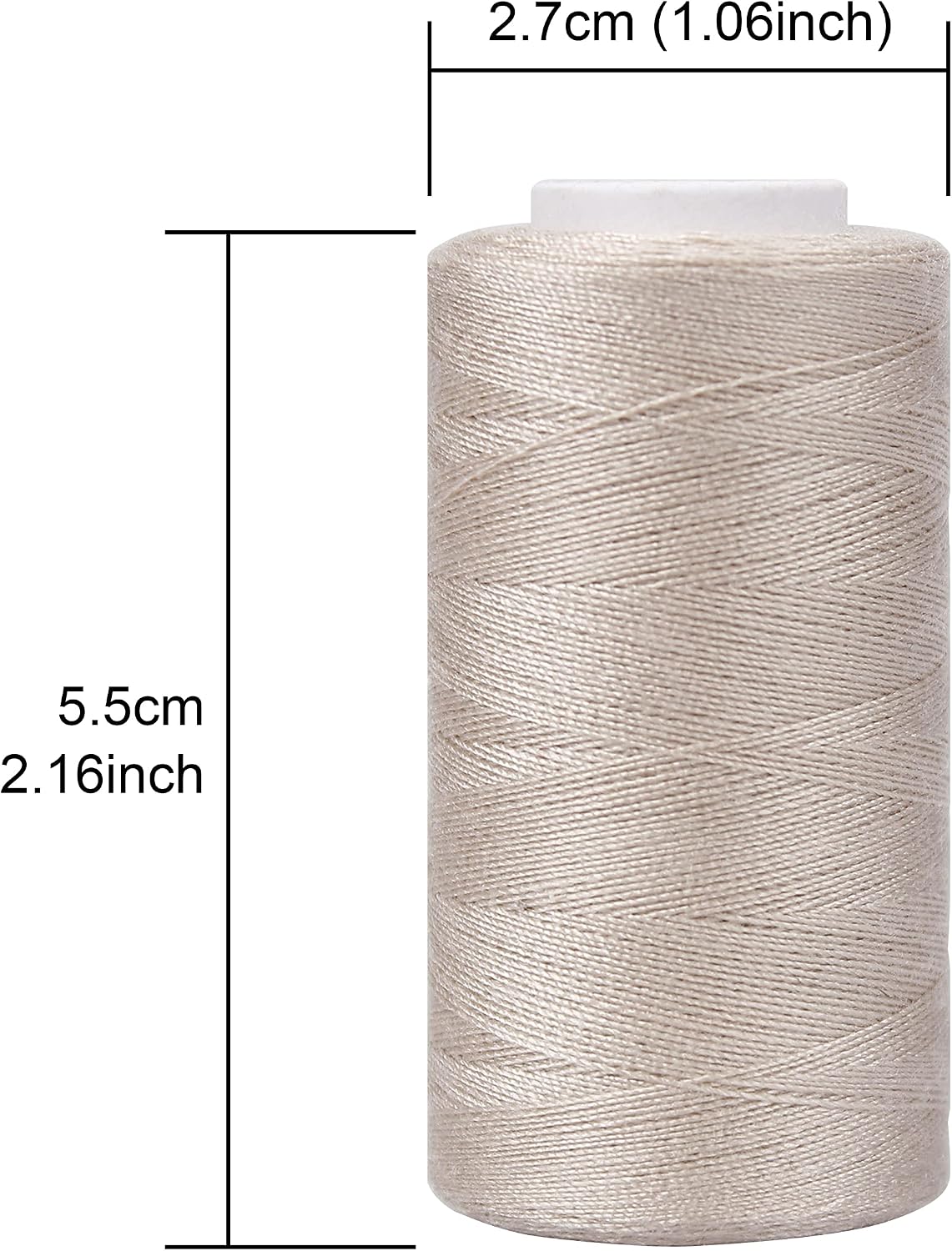 12 Color Set of Polyester All-Purpose Sewing Threads Prewound Bobbin Thread Plastic for Embroidery and Sewing Machine DIY Embroidery Thread Sewing Thread 382 Yards/350 m Each (12 Pieces)