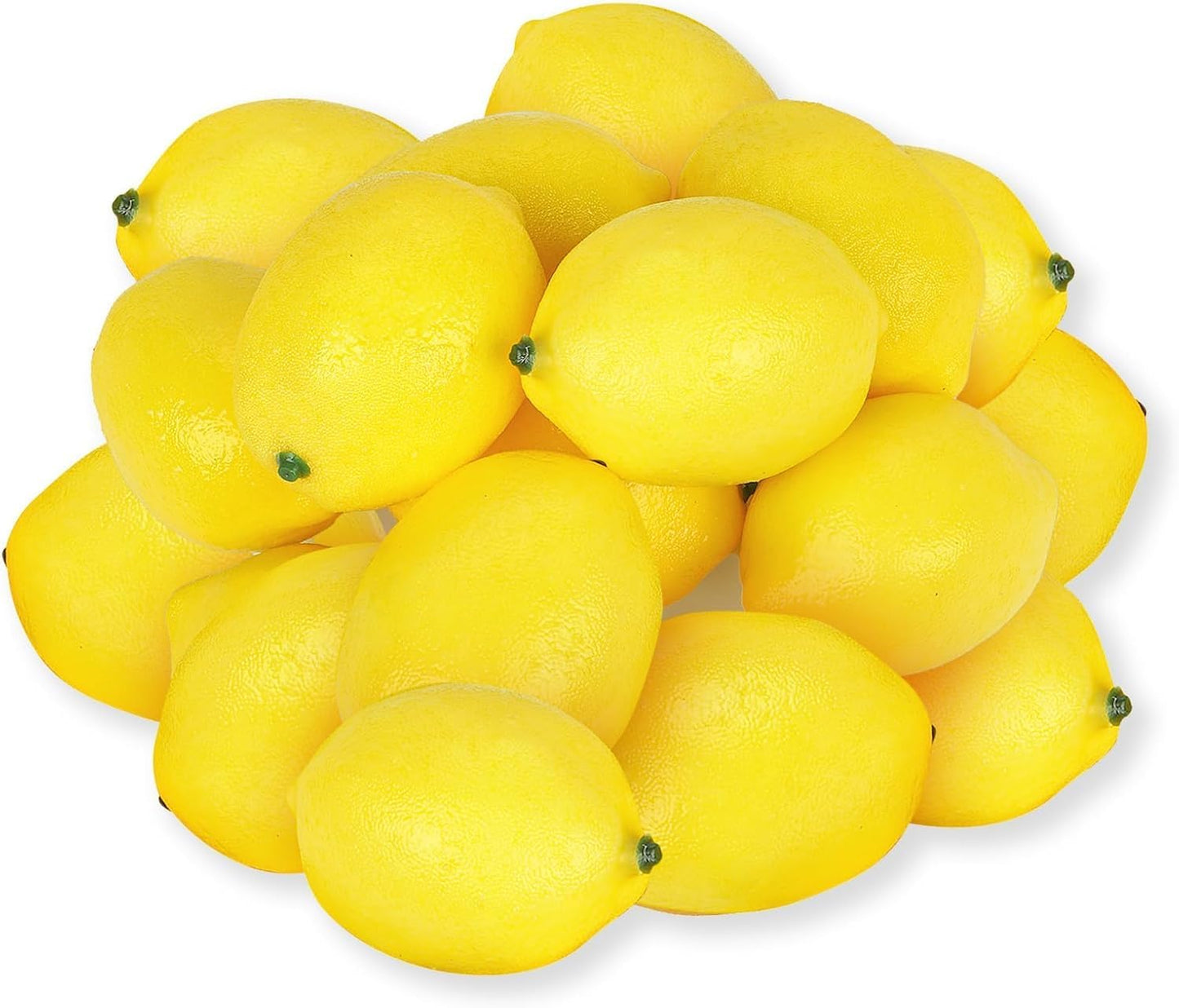 6Pcs Yellow Artificial Lemons,Fake Fruit for Party Christmas Kitchen Home Lifelike Wedding Beverage Shop and Fruit Store Simulation Decoratio,Artificial Plants Flowers and Fruit