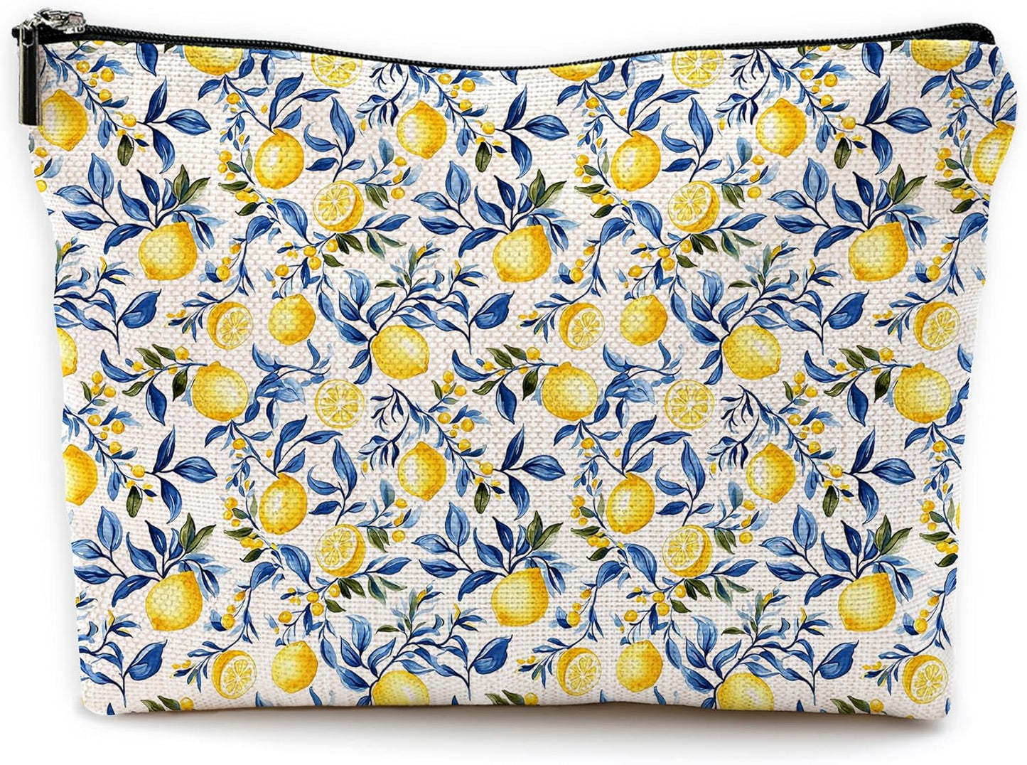 Mediterranean Amalfi Coast Italian Lemon Gifts Makeup Bag Pouch