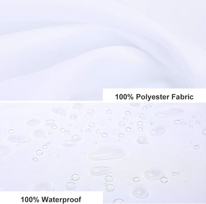 Shower Curtain Liner Set, Lemon Yellow Waterproof Washable Fabric Shower Curtain for Bathroom Bathtub Decor 72 x 72inch