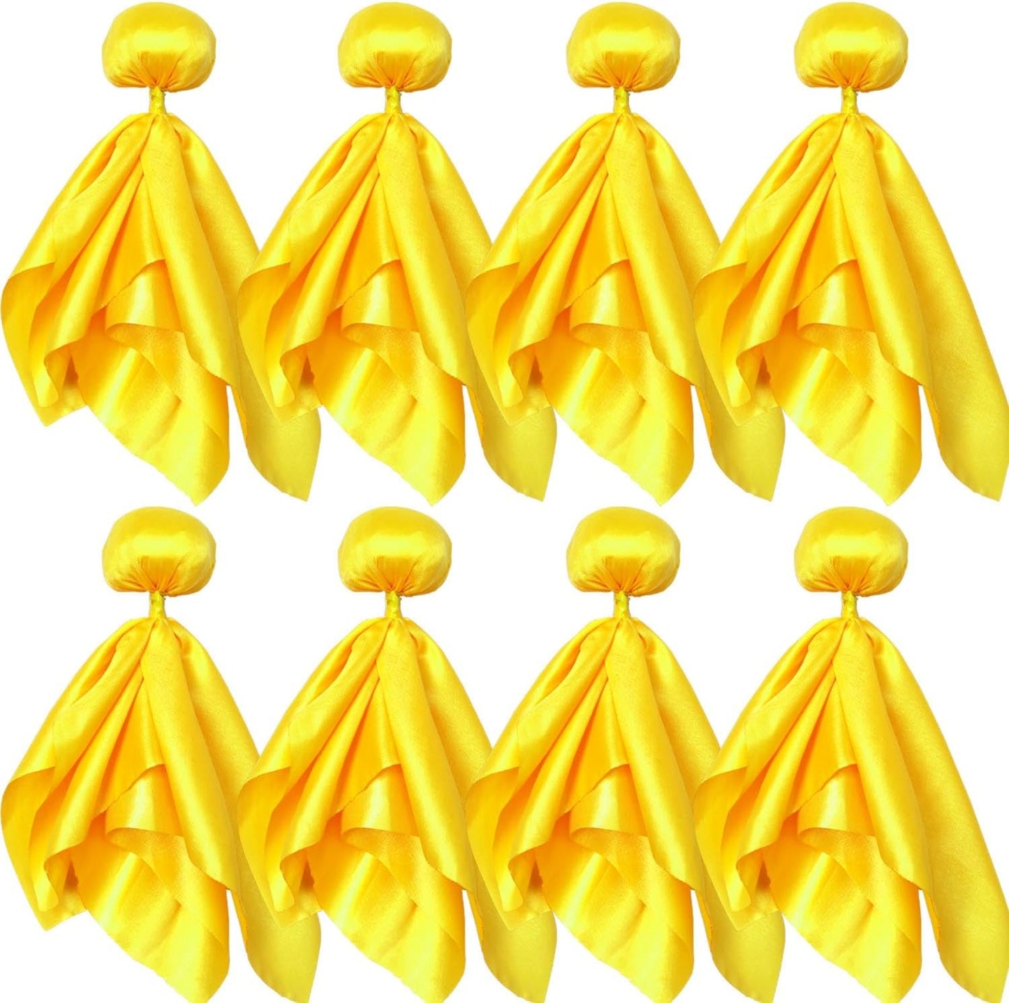 8 Pcs Yellow Penalty Flag Football Flags, Referee Flag, Lacrosse,Sports Fan for Football Games Party Accessory Referee Game, Superbowl Party Decorations