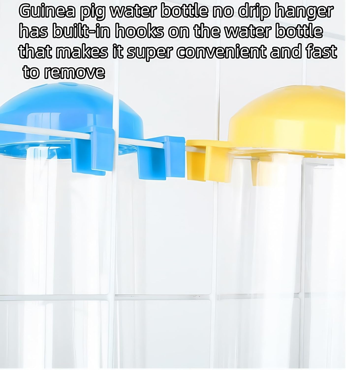 2 Pcs 16Oz Guinea Pig Water Bottle No Drip Small Animal Water Bottle, for Hamster/Small Pet/Bunny/Ferret/Hamster/Guinea Pig/Rabbit