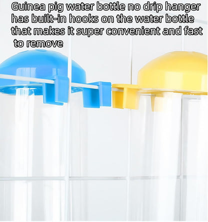 2 Pcs 16Oz Guinea Pig Water Bottle No Drip Small Animal Water Bottle, for Hamster/Small Pet/Bunny/Ferret/Hamster/Guinea Pig/Rabbit