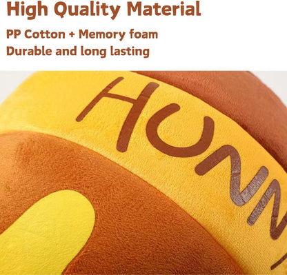 Rabbit Honeypot Bed House Bunny Hideout Warm Fleece Cuddle Cup Snuggle Sack with Removable Cushion Guinea Pig Hideout Sleeping Cave for Guinea Pig Ferret Chinchilla (Yellow)