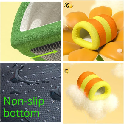 Hamster House Fleece - Lined Thickened Hideout Small Pet Winter Cotton Nest Cage Accessories for Pet Birds Parrot (Yellow,Small)