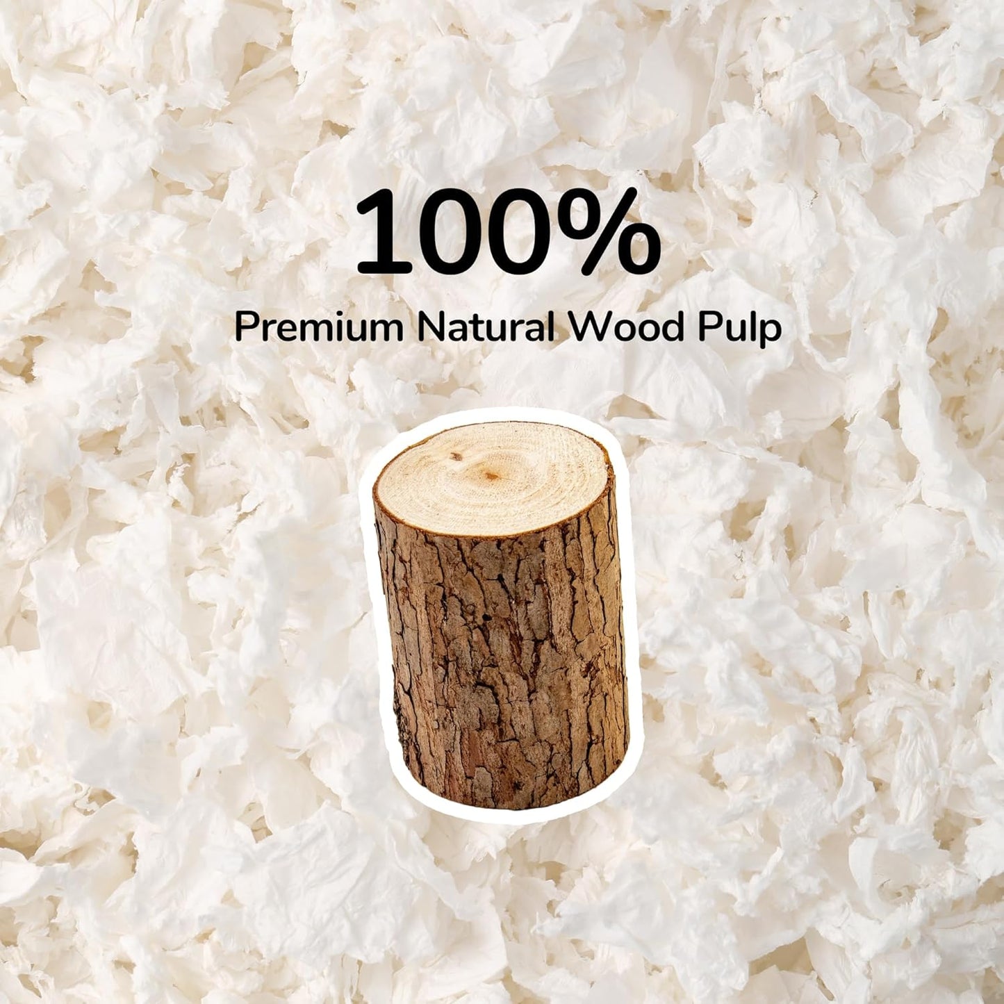 Dust-Free Soft Natural Paper Hamster Bedding with Odor Control, Strong Absorption, for Hamsters, Guinea Pig, Hedgehogs, Rabbits, Chinchilla, Rats, Mice, Small Animals, 80 Liters (White + Yellow)