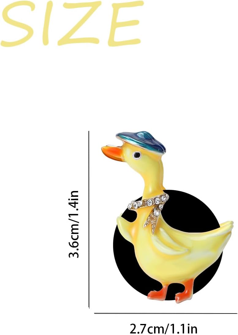 ORIESSE Duck Car Decor,Cute Yellow Duckling Car Air Freshener Vent Clip | 1pc Kawaii Car Vent Clip,Interior Dashboard Accessories for Women,Girly Refillable Diffuser,With Blank Felt Pads
