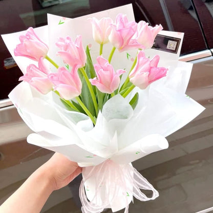 BBJ WRAPS Floral Tissue Paper for Flowers Bouquets, Waterproof Korean Tissue Paper Flower Wrapping, Non Woven for Flowers Floral Bouquet Wraps, 23x18 Inch - 40 Sheets (Yellow)