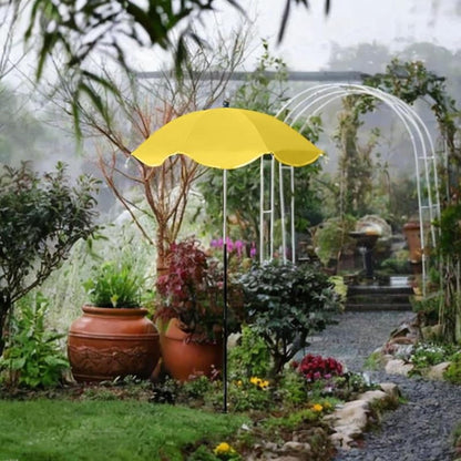 Plant Umbrellas for Outdoor Plants, Garden Umbrella Shade for Potted Plants and Garden Beds, Yellow