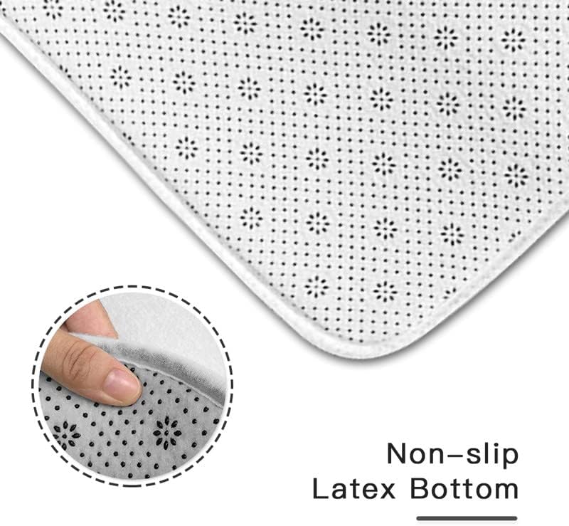 Half Round Lemon Door Mat Outdoor Entrance,for Outside Entry 18x30 inch Wear Resistant Semi Circle Floor Mats Area Rugs for Bathroom Balcony Kitchen