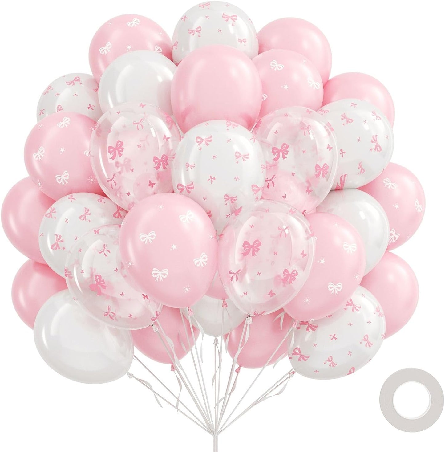 60pcs Yellow and White Balloons 12inch with Pastel Yellow White Gold Confetti Balloons for Bee Lemon Wedding Baby Shower Birthday Party Decorations