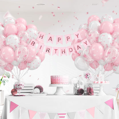 60pcs Yellow and White Balloons 12inch with Pastel Yellow White Gold Confetti Balloons for Bee Lemon Wedding Baby Shower Birthday Party Decorations