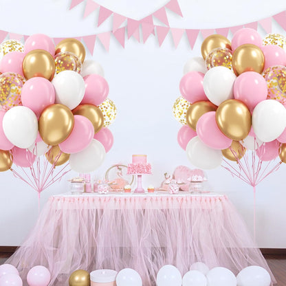 60pcs Yellow and White Balloons 12inch with Pastel Yellow White Gold Confetti Balloons for Bee Lemon Wedding Baby Shower Birthday Party Decorations