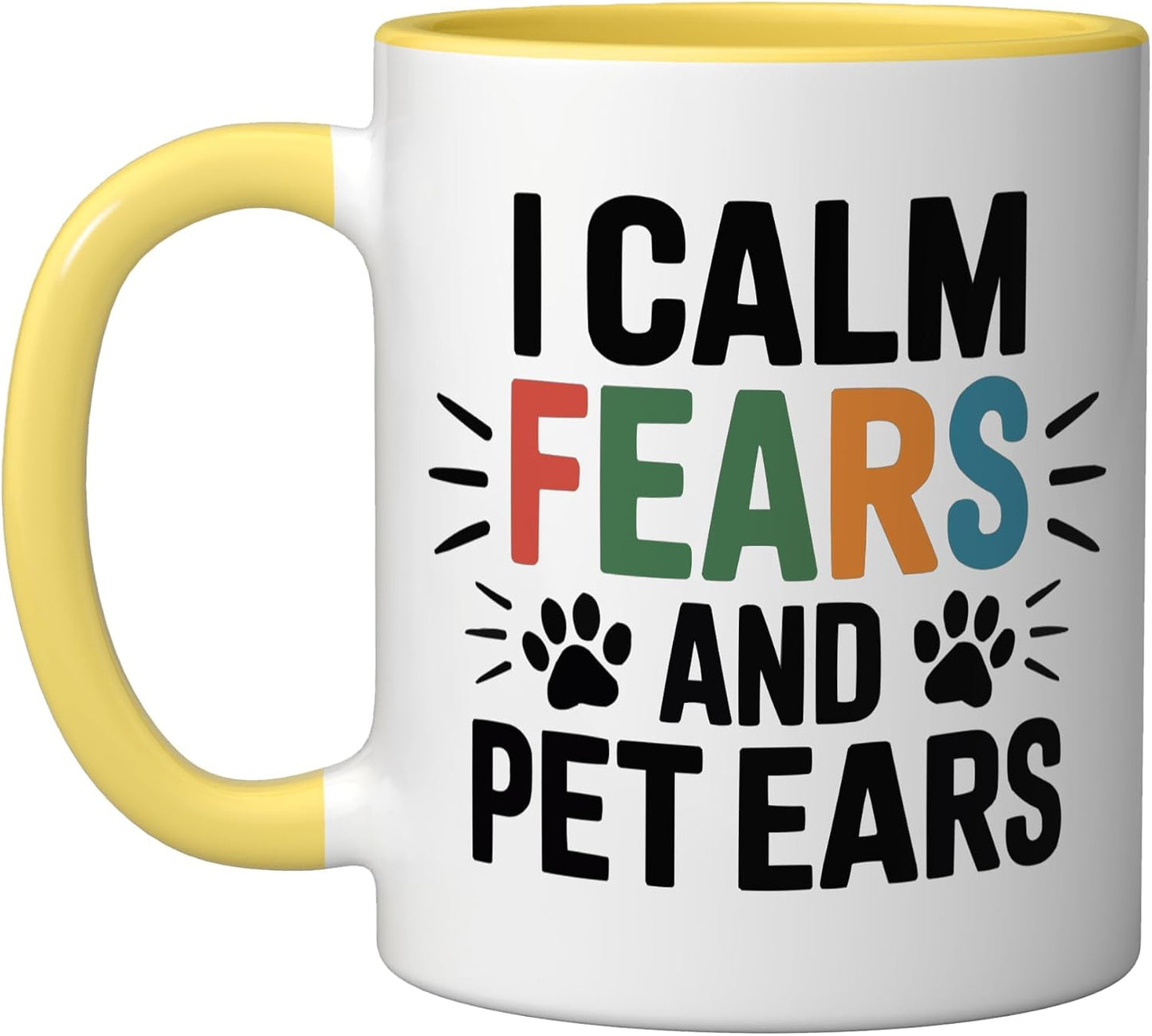Veterinary Assistant Veterinarian Pet Animal Care Ceramic Mug, Yellow/White, 11oz