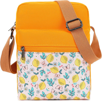 Girls Crossbody Purses for Kids 2 PCS Cross Body Bag Women Messenger Bag Girls Canvas Bag Cross Body Purse Set | for Kids