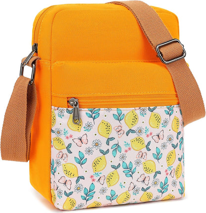 Girls Crossbody Purses for Kids 2 PCS Cross Body Bag Women Messenger Bag Girls Canvas Bag Cross Body Purse Set | for Kids