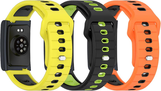 Bands Compatible for Amazfit Helio Strap/Active Max/Bip 6/Bip 5/Balance 2/Balance Soft SIliocne Replacement Straps for Amazfit Active Max Smartwatch