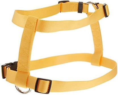 Kwik Klip Adjustable Nylon Pet Harness, Yellow, Small