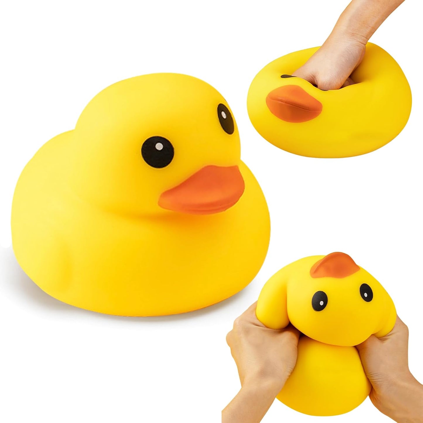 Duck Squishy Squeeze Toy, Soft Giant Duck Squishy Stress Relief Toy | Adorable Stress & Anxiety Relief Calming Sensory Fidget for Adults & Teen, Tension Release Party Goodie Bag Fillers