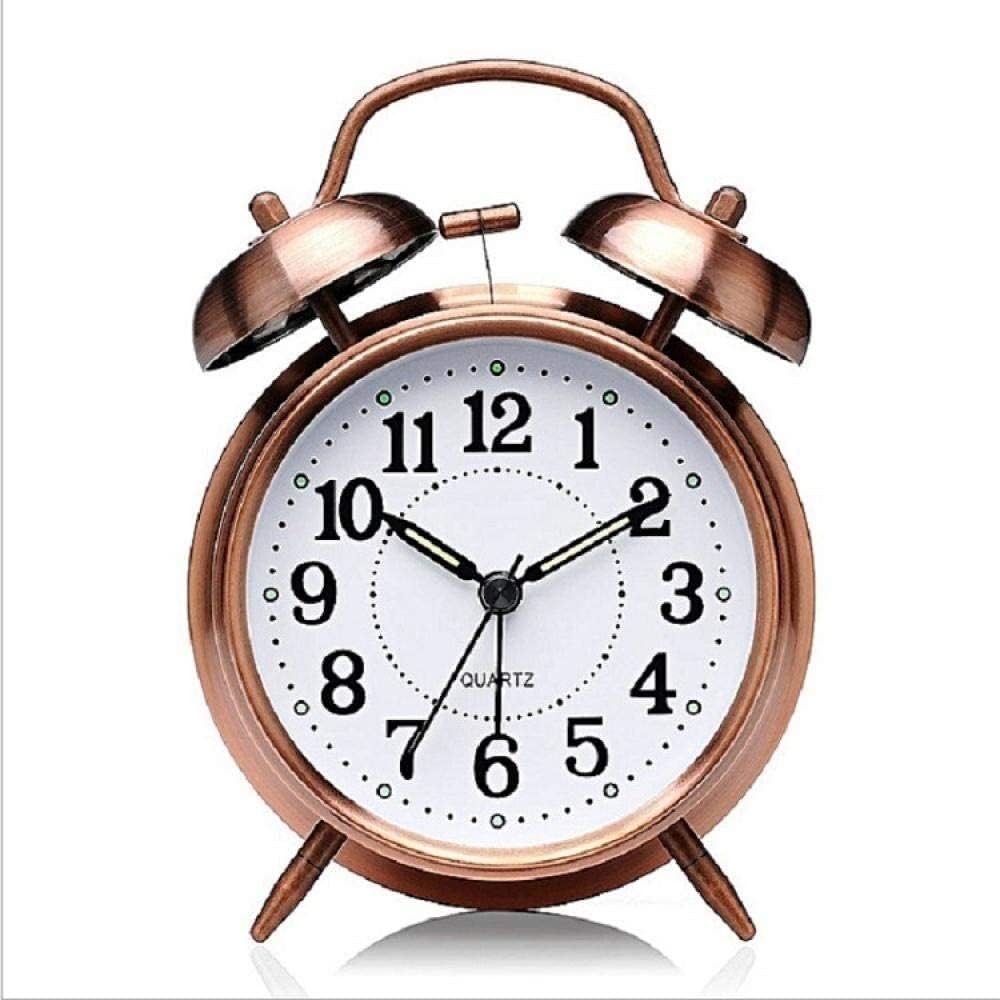 Portable Alarm Clock Travel Alarm Clock Bedside Clock Students Simple and Creative Personality Alarm Clock Alarm Clock Bedside Clock (Color : Yellow)