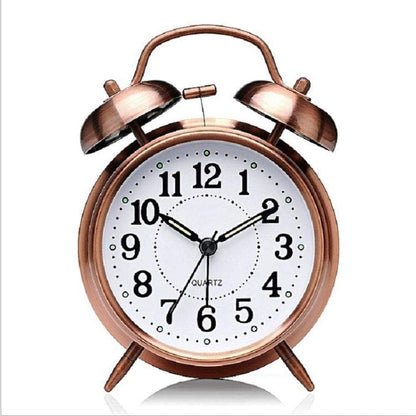 Portable Alarm Clock Travel Alarm Clock Bedside Clock Students Simple and Creative Personality Alarm Clock Alarm Clock Bedside Clock (Color : Yellow)