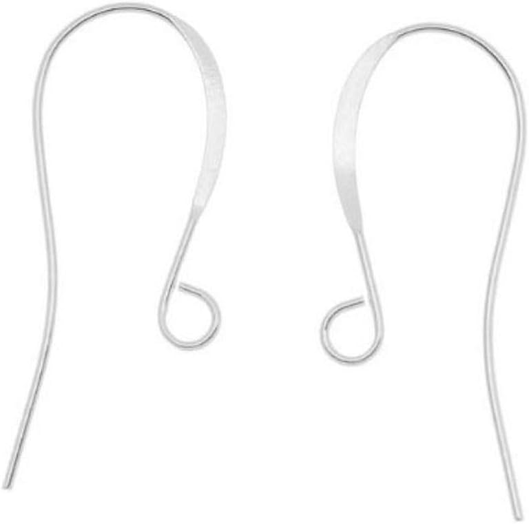 Adabele 200pcs 18K Yellow Gold Plated Strong Fish Earring Hooks 20 Gauge | 0.8mm/20 Gauge, Metal Fishhooks Ear Wire, Open Loops to Attach Charms Gemstones Dangles Earrings Making