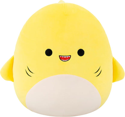 Original 12in Chandler The Yellow Shark – Official Jazwares Plush (Medium-Sized)
