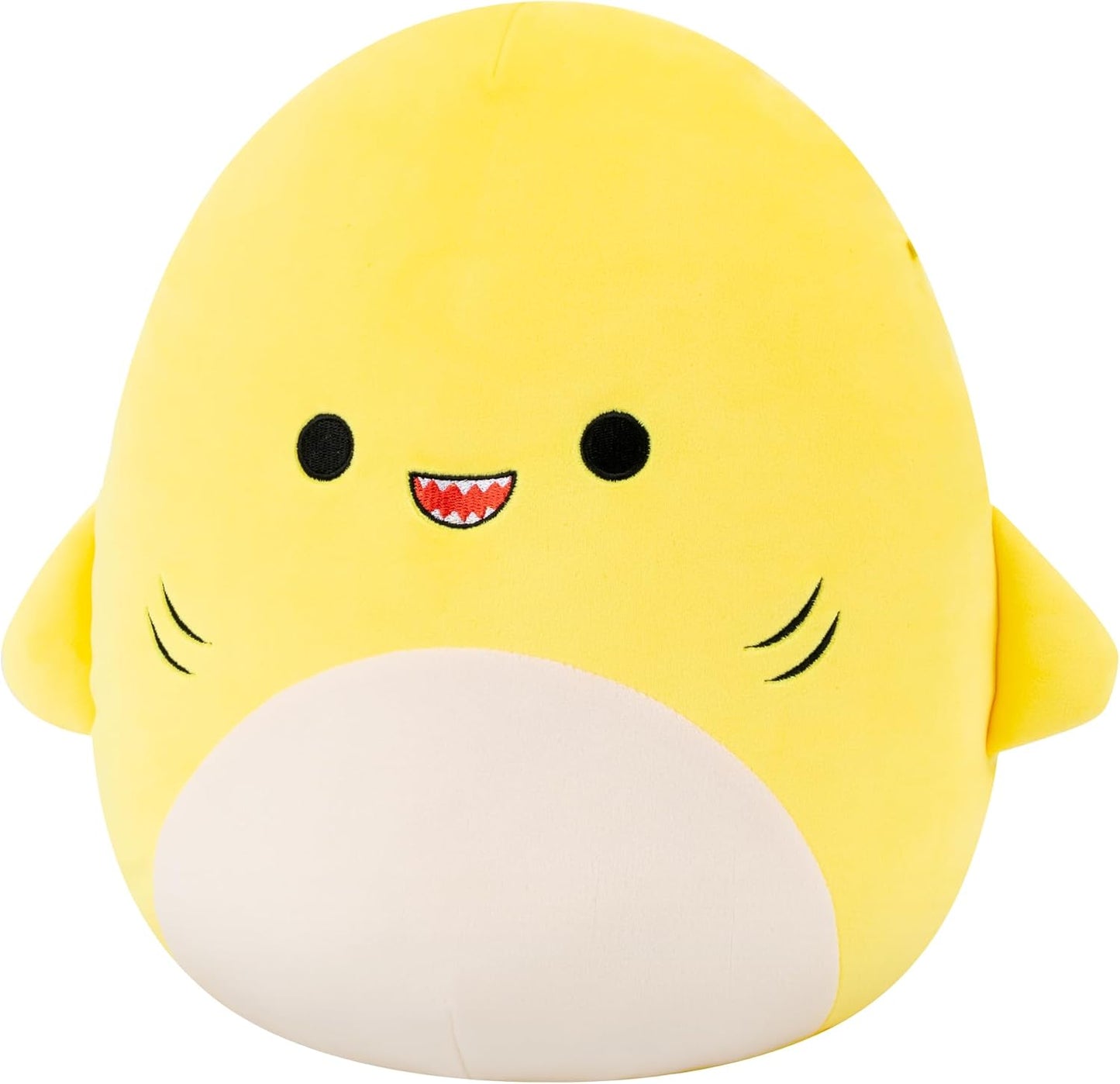 Original 12in Chandler The Yellow Shark – Official Jazwares Plush (Medium-Sized)