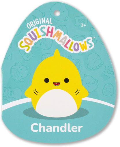 Original 12in Chandler The Yellow Shark – Official Jazwares Plush (Medium-Sized)