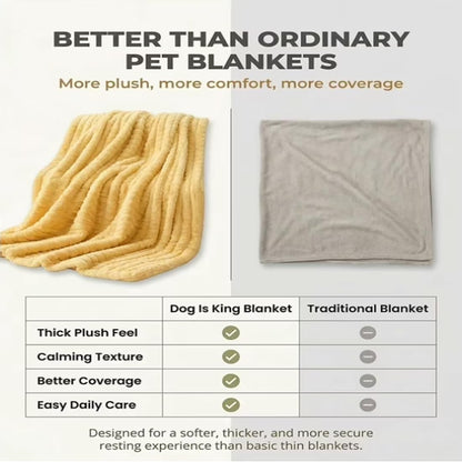 Emotional Support Blanket for Dogs,Yellow Dog Blanket,Provide Continuous Companionship,Soft Washable Security Blanket,Thick and Warm,for Kennels,Sofas,Beds,Car Seats (A, 28 × 39 in)
