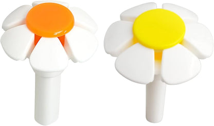 Cat Fountain Replacement Flower Nozzle, Pet Water Fountain Nozzle Replacement Yellow Flower Head for Cat Fountain Automatic Drinking Water Dispenser Fountain Attachment