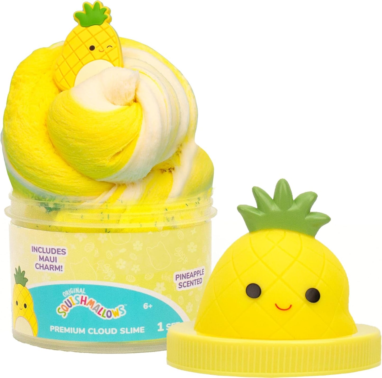 Original Maui Premium Cloud Slime - Limited Release, Pineapple Scent, 8 oz. Jar