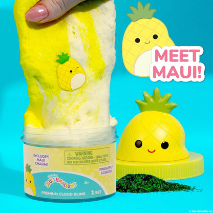 Original Maui Premium Cloud Slime - Limited Release, Pineapple Scent, 8 oz. Jar