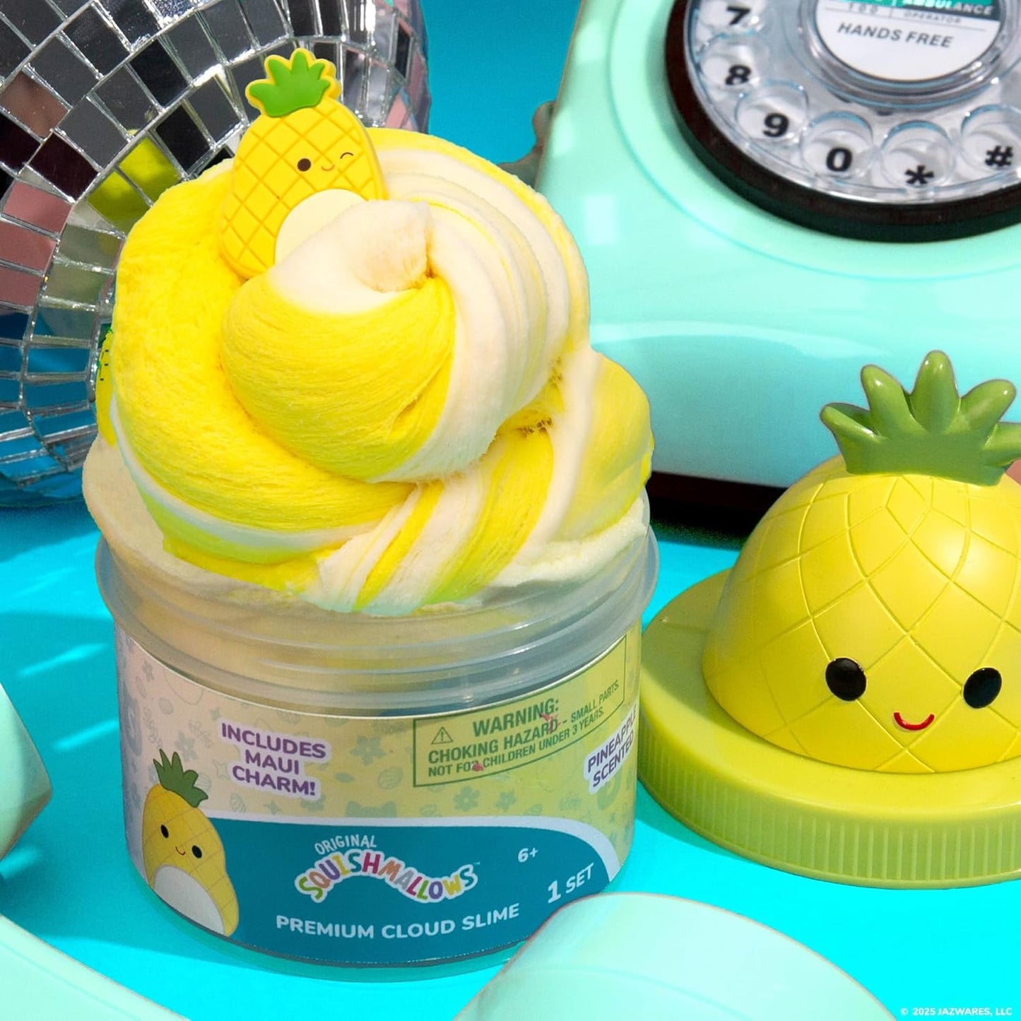 Original Maui Premium Cloud Slime - Limited Release, Pineapple Scent, 8 oz. Jar