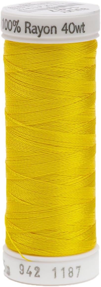 Rayon Thread for Sewing, 250-Yard, Mimosa Yellow